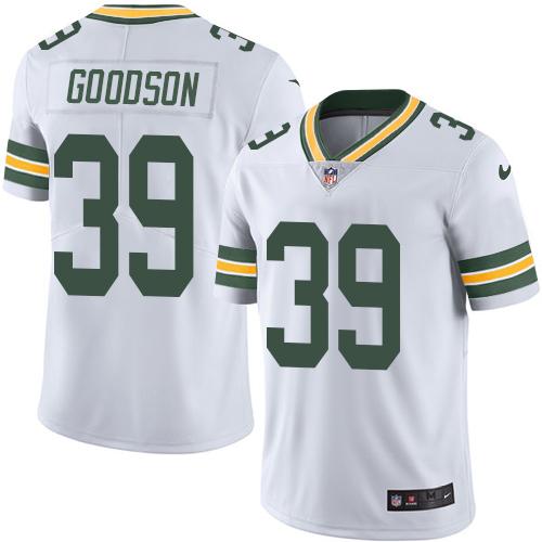 Nike Packers #39 Demetri Goodson White Men's Stitched NFL Vapor Untouchable Limited Jersey